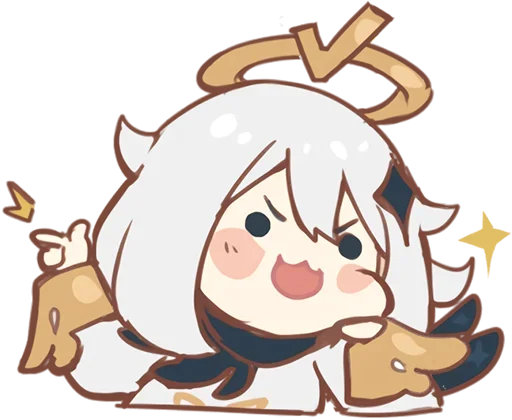 Sticker Геншин Импакт ч.1 @nyasticks - 6