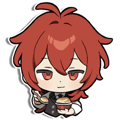 Sticker Genshin Impact (KFC) • @keiriststicks - 1