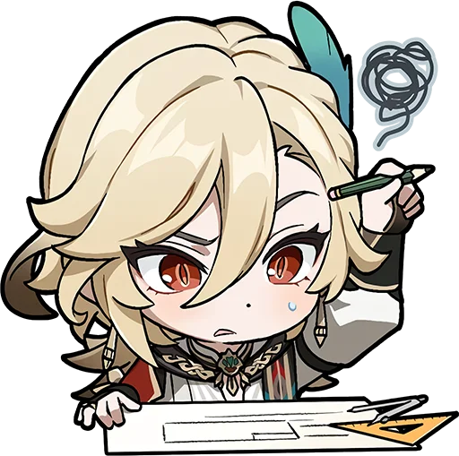 Стикер Genshin_WeChat_P4 - 1