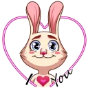 Стикер Gentle Rabbit - 6