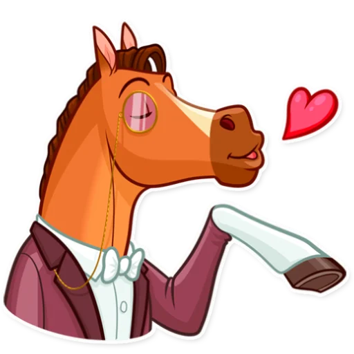 Sticker GentlemanHorse - 1