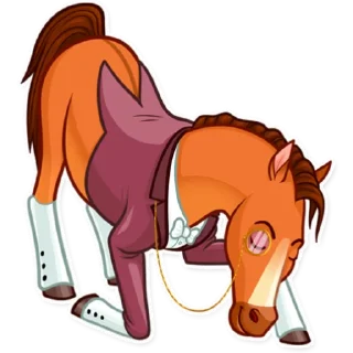 Стикер Gentleman Horse - 6