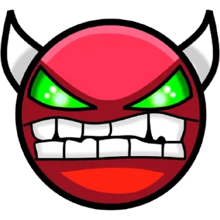 Sticker Geometry dash faces by @tog4team - Tog4forev - 10