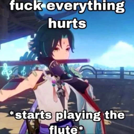 Стикер Genshin Memepact - 2