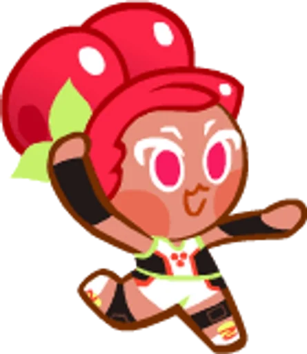 Sticker Cherry ball cookie :: @fStikBot - 7