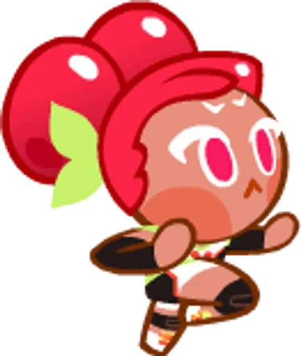 Sticker Cherry ball cookie :: @fStikBot - 5