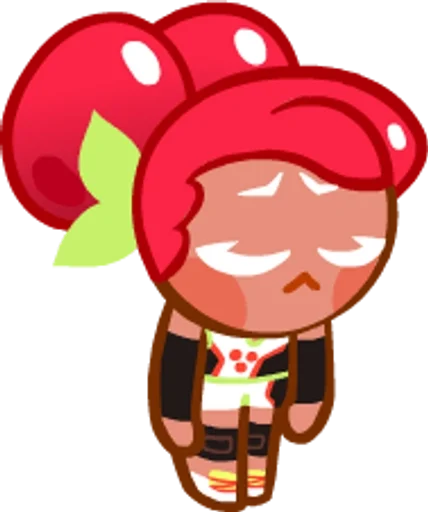 Sticker Cherry ball cookie :: @fStikBot - 4