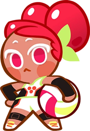 Cherry ball cookie :: @fStikBot - 