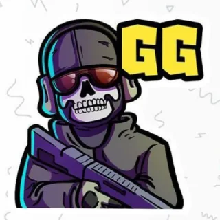 Стикер Ghost modern warfare - 8