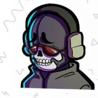 Стикер Ghost modern warfare - 7