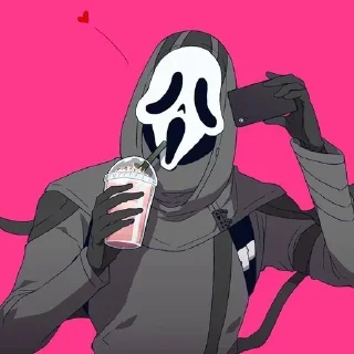 Sticker :     ° @bezdomnyefei °     :    [ Ghostface ] - 8