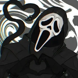 Sticker :     ° @bezdomnyefei °     :    [ Ghostface ] - 5