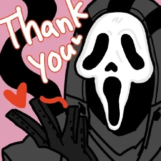 Sticker :     ° @bezdomnyefei °     :    [ Ghostface ] - 6