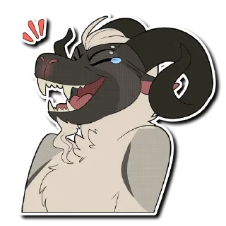 Sticker Gilles the Demon RamGoat - 0