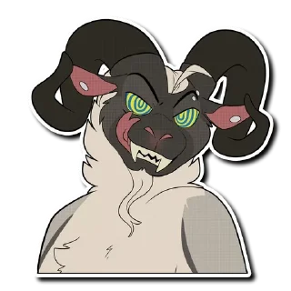 Sticker Gilles the Demon RamGoat - 8