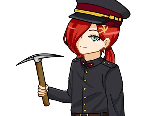 Sticker GirlCommunist - 1