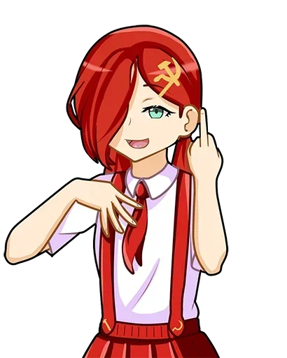 Стикер GirlCommunist - 1