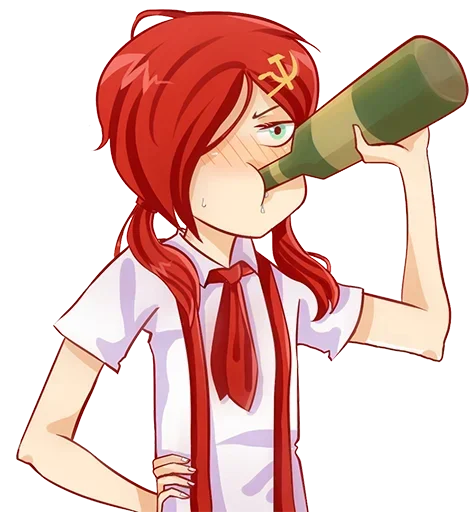 Sticker GirlCommunist - 1