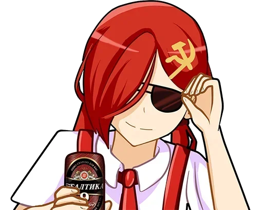 Стикер GirlCommunist - 1