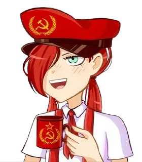 Sticker Коммунистка [ @APRELTEAM ] - 6
