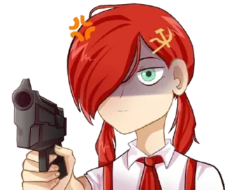 Sticker Коммунистка [ @APRELTEAM ] - 11