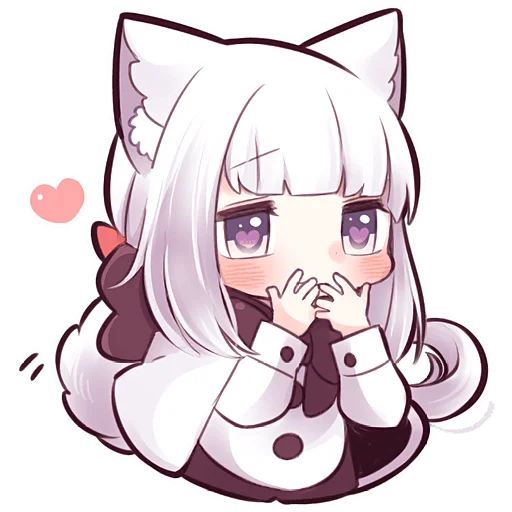 Sticker Girl_wolf_Nyasticks - 1