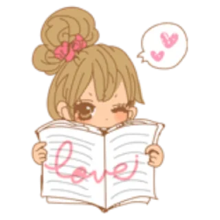 Стикер Girls Couple in Love 2 | @young_gyaru - 2