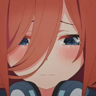 Sticker Мику Накано @anime_stickerr - 0