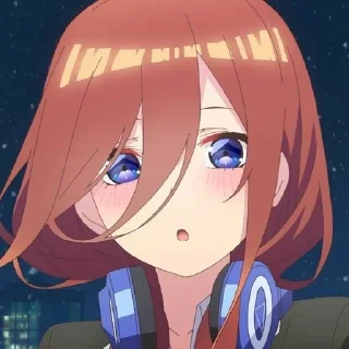 Sticker Мику Накано @anime_stickerr - 11