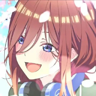 Sticker Мику Накано @anime_stickerr - 10