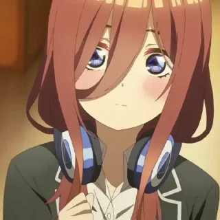 Sticker Мику Накано @anime_stickerr - 2