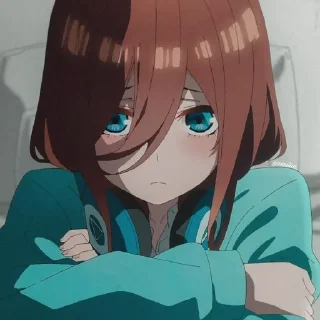 Sticker Мику Накано @anime_stickerr - 9