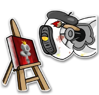 Sticker Glados Stickers - 1