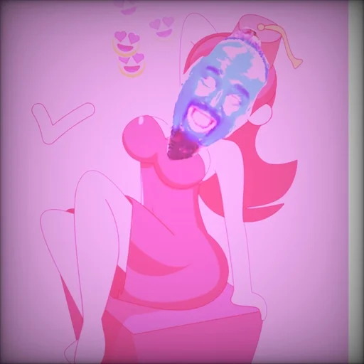 magenta pink drawing