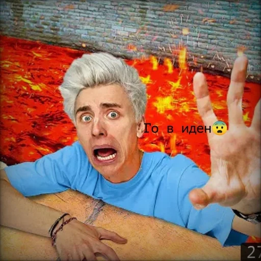 person human face finger