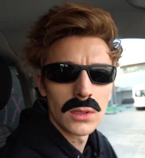 person goggles human face