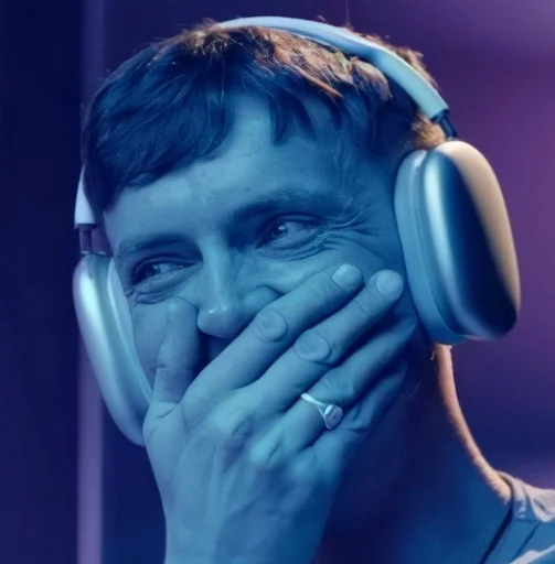 наушники человеческое лицо Человек