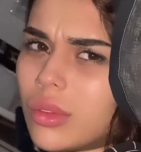 human face eyelash lipstick