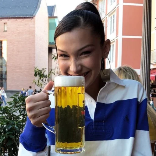 person clothing drink