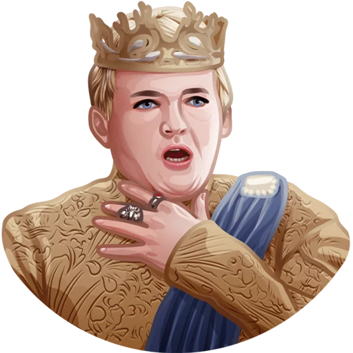 человеческое лицо мультфильм корона