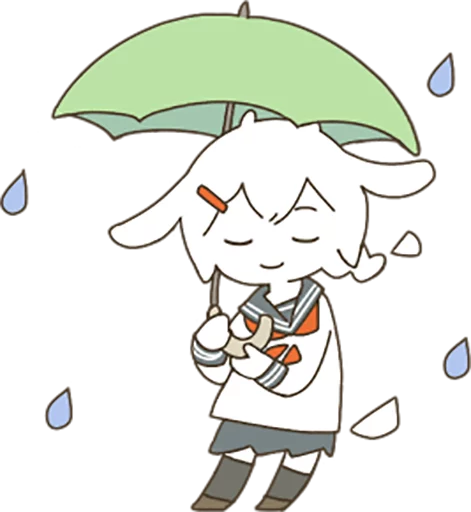 Sticker Goat Girl by SR - 11