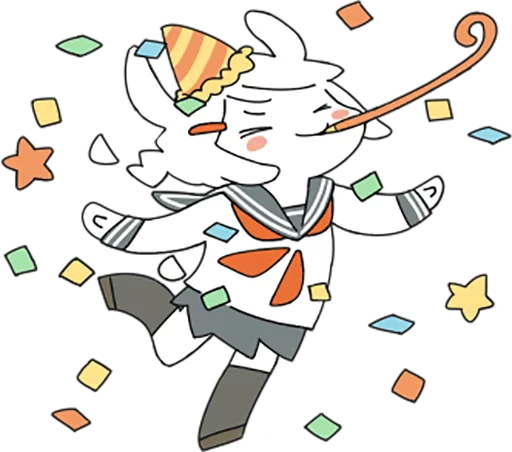 Sticker Goat Girl by SR - 10