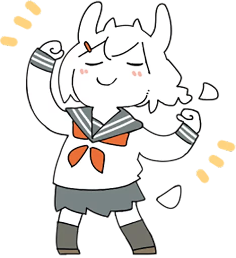 Sticker Goat Girl by SR - 2