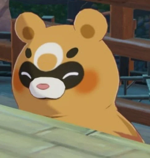 cartoon animal figure bear