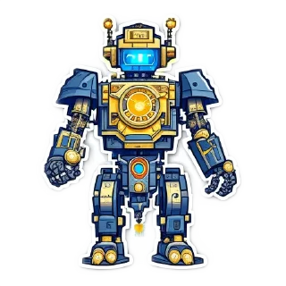 Стикер Godsrobots88 - 4