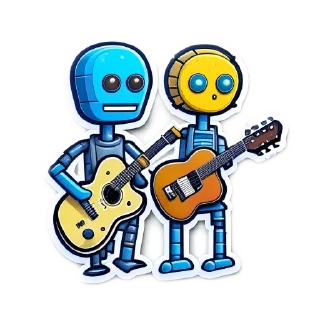 Стикер Godsrobots88 - 6