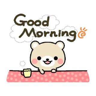 Стикер Good Morning @stickersb2b - 6