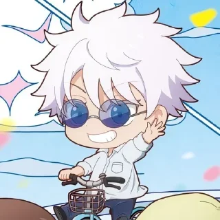 Стикер Gojo Satoru Part 2. by @mikuStcikers - 2