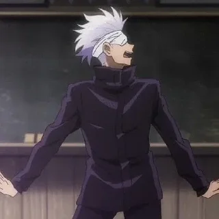 Стикер Gojo Satoru Part 2. by @mikuStcikers - 0