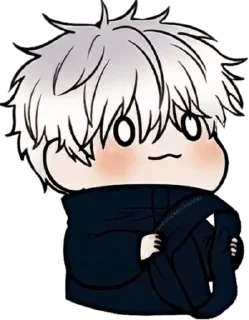 Sticker GOJO SATORU @animestickerchannel - 1